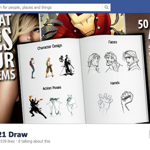 Design a facebook banner image. Réalisé par ear-ache