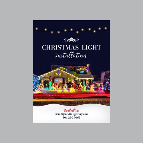 Flyer for Christmas Lighting Design by sam2021