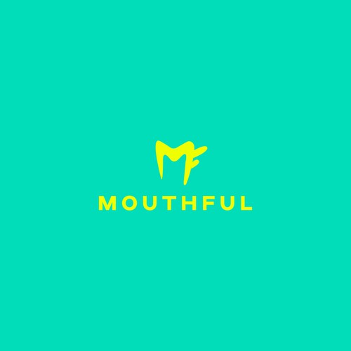 Strong, spunky yet clean logo for mouthful Design by Startline Strategies