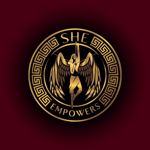 SHEempowers - luxurious design of a woman preferrably in some kind of a circle to appeal to women professionals Design by eMbo