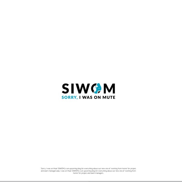 Design by Oblachko titled "Logo for upcoming blog for everything about our new era of ‘working from home’ "