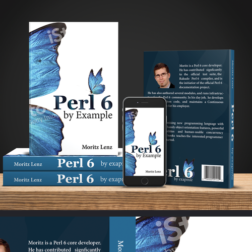 Programming Language Book Cover with a Butterfly Ontwerp door negmardesign