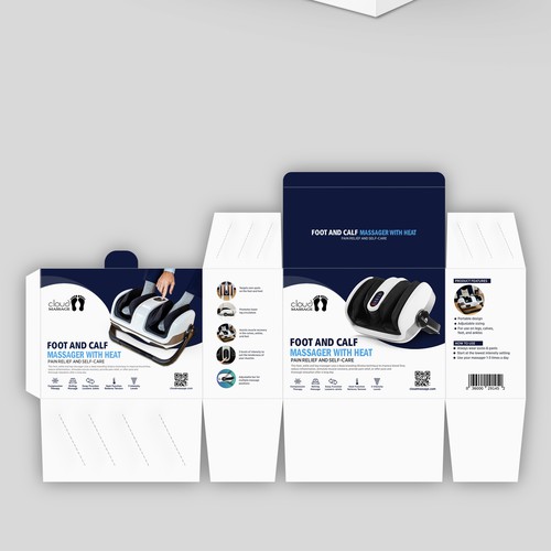 Ecom/Retail - Foot Massager Box Design Design by Rajith Shantha