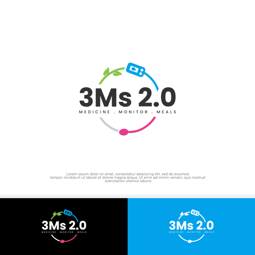 Logo for National Type 1 Diabetes Behavioral Health Research Study “3Ms 2.0” Design by AjiCahyaF