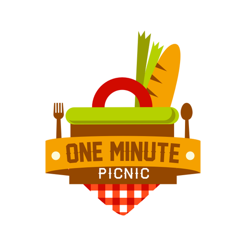 logo for one minute picnic Logo design contest