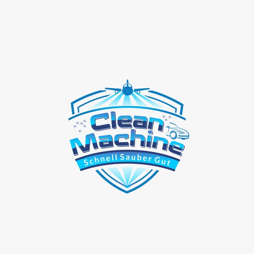 CleanMachine / Logo for Car and Plane Detailing Design by i-ali