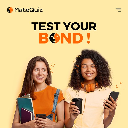 Redesign of a very popular quiz site (MateQuiz.com) Design by Habisoft ( ͡° ͜ʖ ͡°)