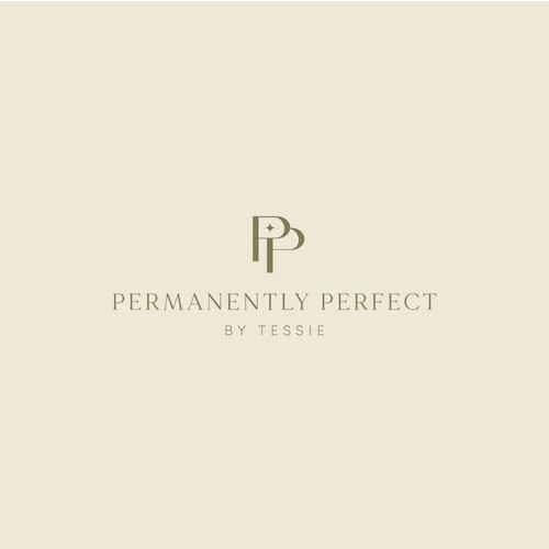 Modern and Clean Permanent Makeup Logo making my brand stand out and be easily identifiable. Design by anx_studio