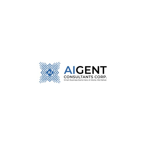 AI Agent Company: Appealing to small to medium sized businesses. Design by oakbrand™