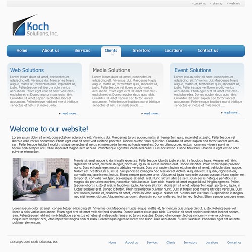 $500.00 Website template (Design only) Design by Scott Mitchell