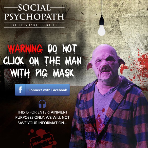 Design for a Creepy Realistic Intro Page