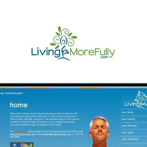 Create the next logo for LivingMoreFully.com Diseño de adhocdaily