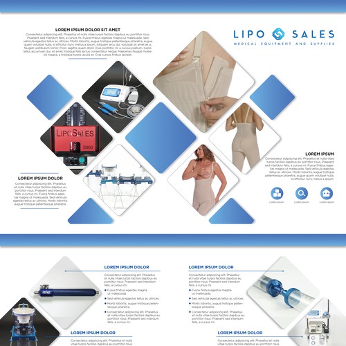 New medical device sales company brochure Brochure contest