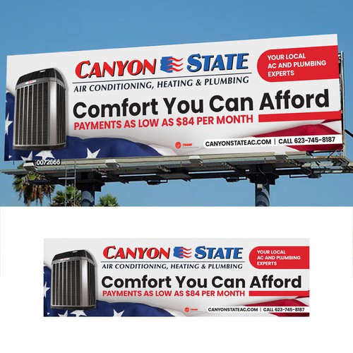 Design An Eye-Catching Billboard For An HVAC Company Design by Robi One