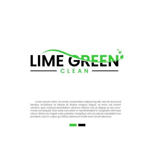 Lime Green Clean Logo and Branding Design von digital recipe