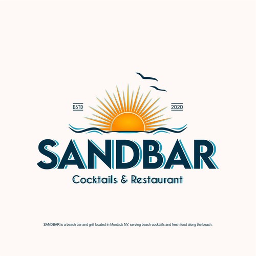 SANDBAR- CHIC Logo for Beachside Bar and Restaurant Design von Timuș Valerian