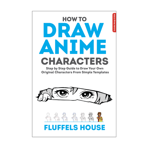 How to Draw Anime | Extravagant Book Cover Design Design by dejan.koki