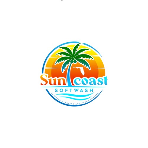 A logo for a softwash company that is appealing and inviting Diseño de CreCreature
