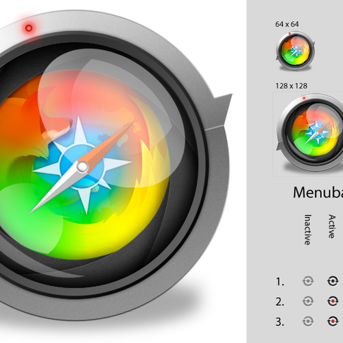 Mac app icon for LiveReload デザイン by Akhil K.