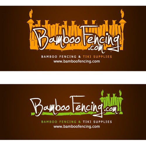 Logo for Bamboo Fencing.com Design by mes