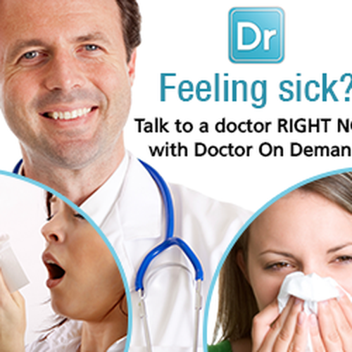 New banner ad wanted for Doctor On Demand Design by luckystarss