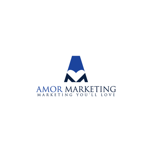 Ground breaking logo design required for the new Amor Marketing website!! Design by AguSzuge