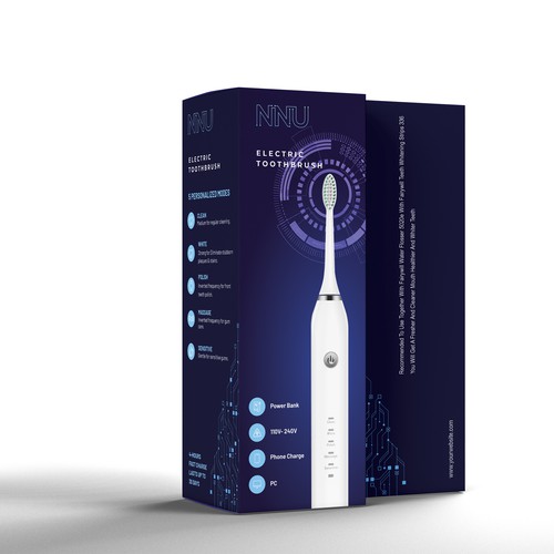 NNU Electric Toothbrush Box Design Design by Shreya007⭐