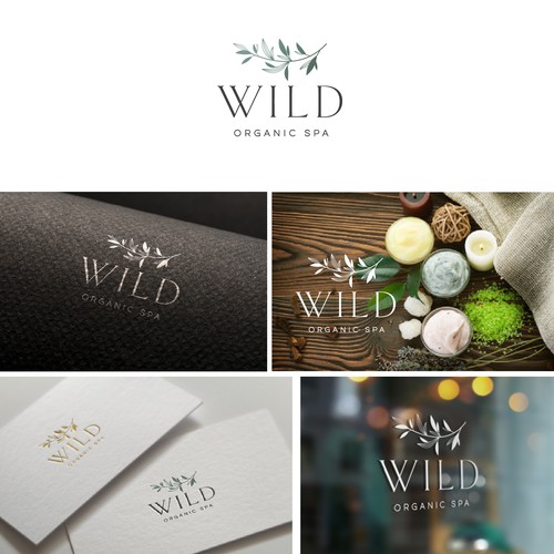 wild organic spa needs a classy modern logo. I attached my visions and colours as a guide line. :) Design by Gemera