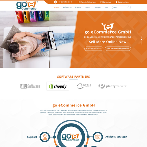 Web page design contest entry by VirtuaLPainter