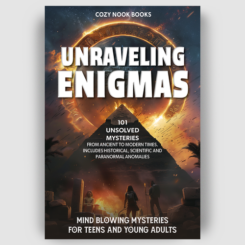 Book Cover Design for Unsolved Mysteries Book Design by Zitronenzart Design