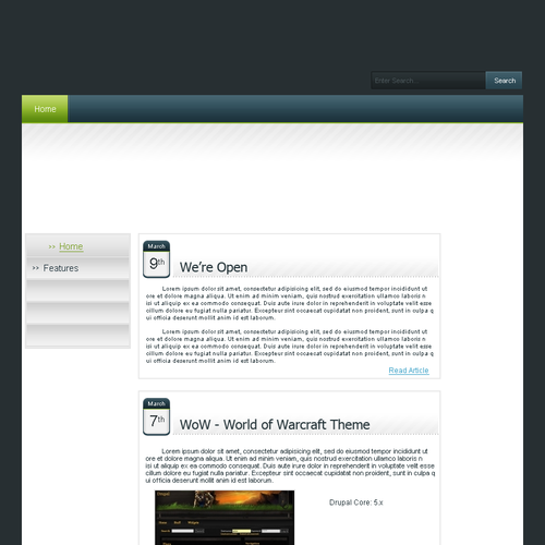Exciting Design for New Drupal Template store - Win $700 and more work Design by .11