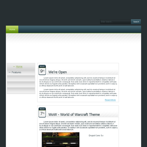 Exciting Design for New Drupal Template store - Win $700 and more work Réalisé par .11