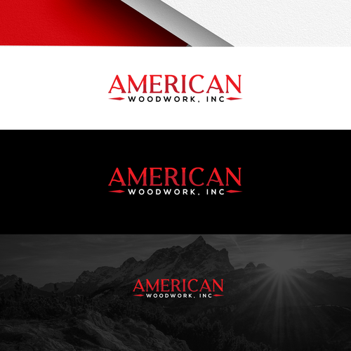 American Woodwork news a new logo Réalisé par END™