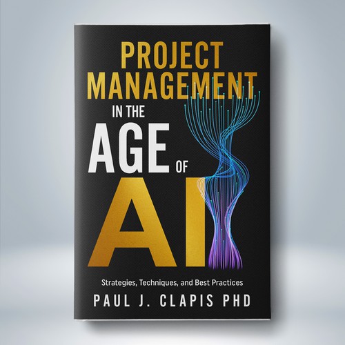 Simple, professional cover for a business book about Artificial Intelligence Design by Sam Arts✮⋆˙