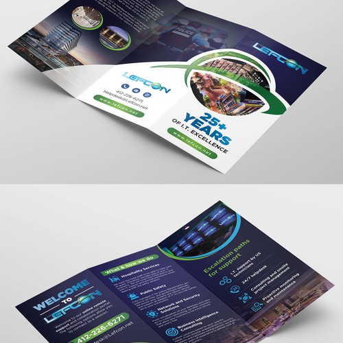 Customer Welcome Brochure Design by Alphabet ♥