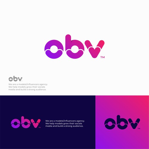 Fresh brand identity for a model agency! Design by khris™