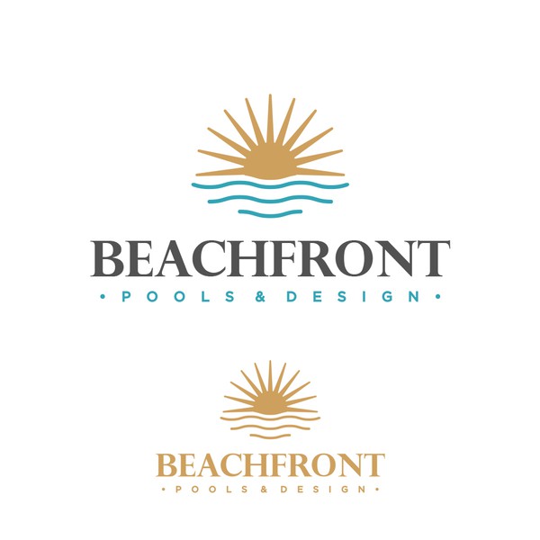 Design by Diex△ titled "Beachfront Pools & Design"