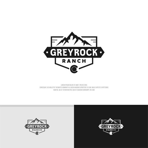 Designs | Greyrock Ranch Logo | Logo design contest