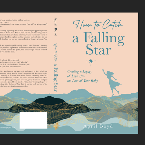 Design a book cover for "How to Catch a Falling Star" Design by -Saga-