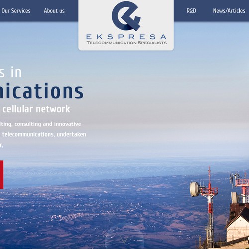 Parallax Website Design Wanted for Ekspresa Diseño de DezignLAB