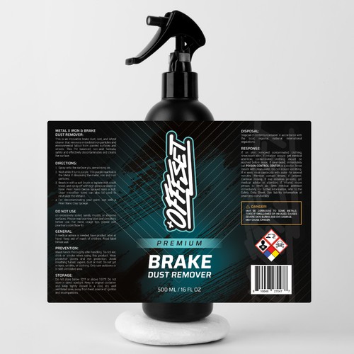 Awesome Label Design for a PREMIUM Car Wheel Cleaner Design by Jordanio