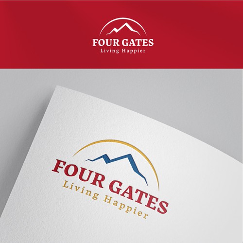 Four Gates - Living Happier Logo and Social Media design contest Design by Cimpri