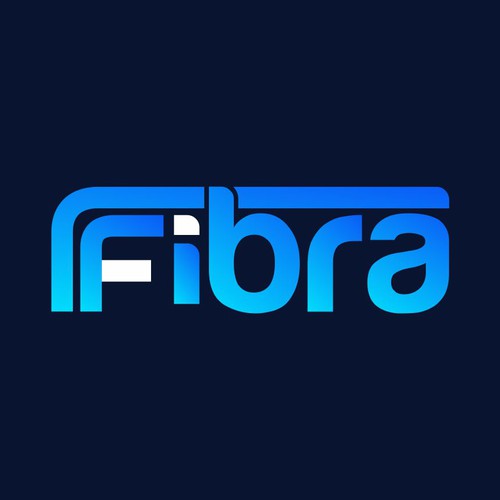 Logo for Fiber Internet Provider Diseño de Meena D.