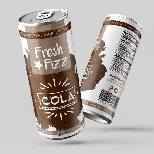 Fresh Fizz Soda Label Design by The ARTelier