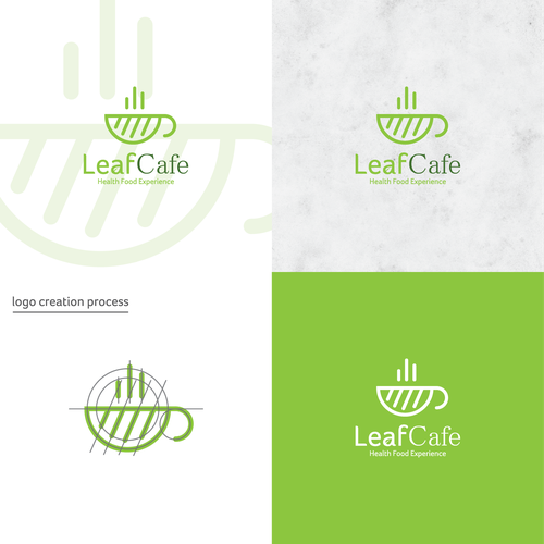 Design Logo: Leaf Cafe por Choir_99