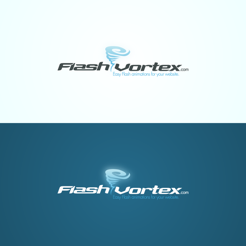 FlashVortex.com logo Diseño de Mindmove