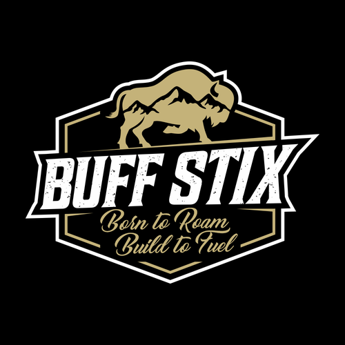 Buff Stix...Lean, Delicious, Buffalo Strong. Design by Brazuca Studio