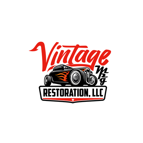 Vintage automotive restorations and customizations Design by Vandi septiawan