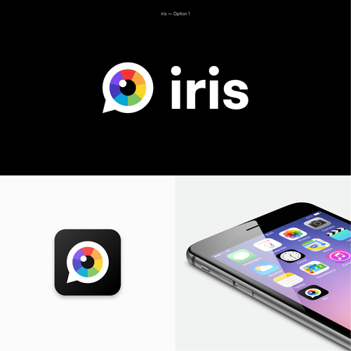 Logo for Iris, the decentralized alternative to social media giants Design by Alex Pi