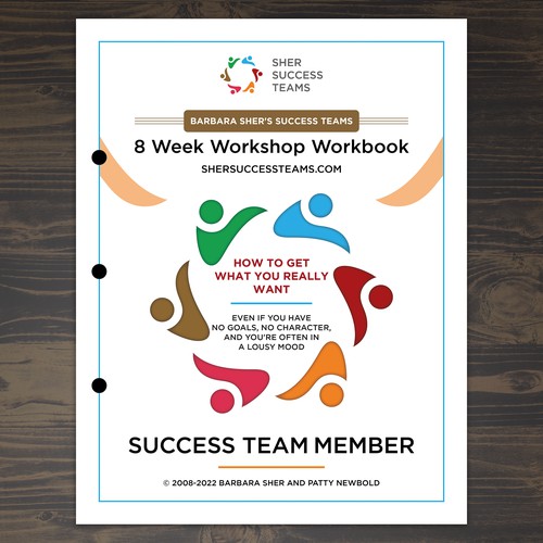 Workbook front cover for adults with big dreams - make me smile Design by Unboxing Studio